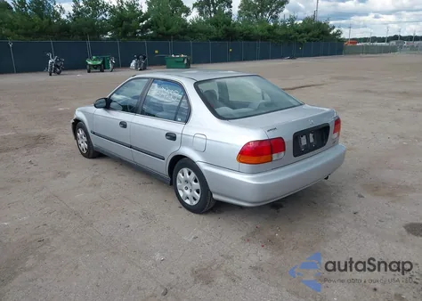 1998 Honda Civic Lx из США, поврежденный, VIN 1HGEJ6675WL049276